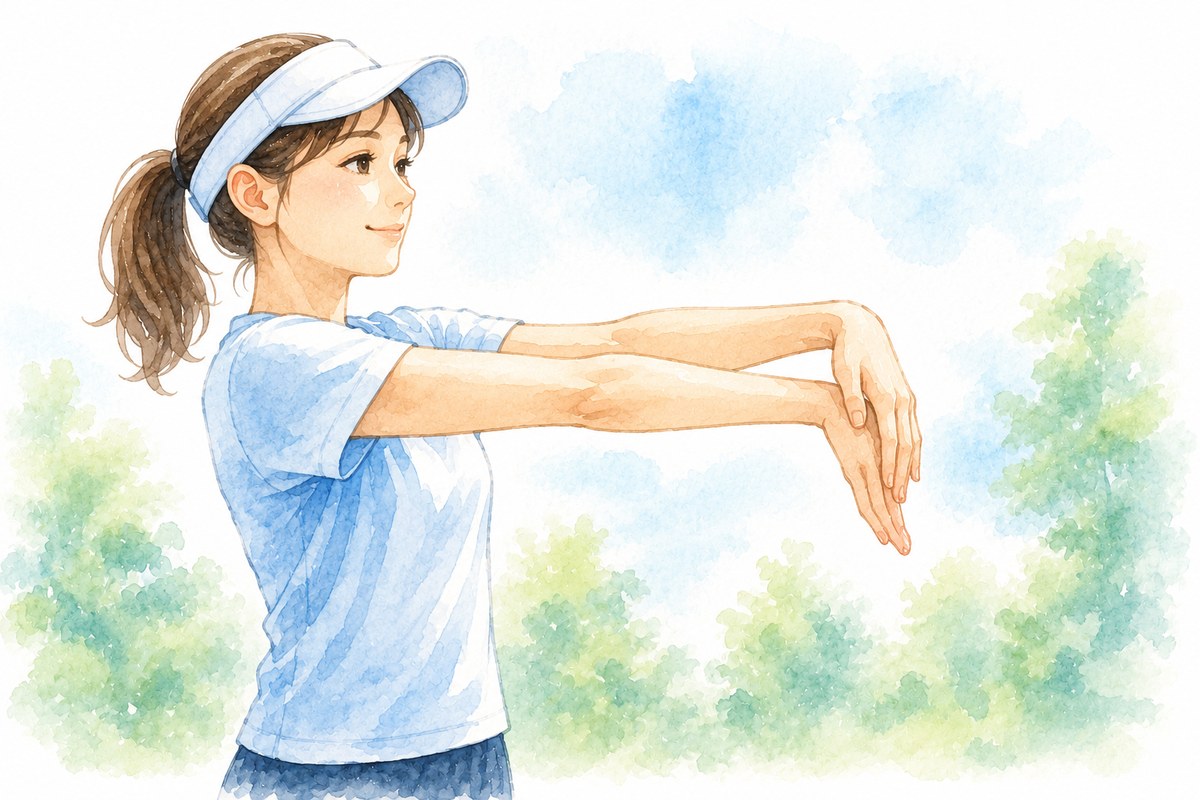 前腕のストレッチのやり方