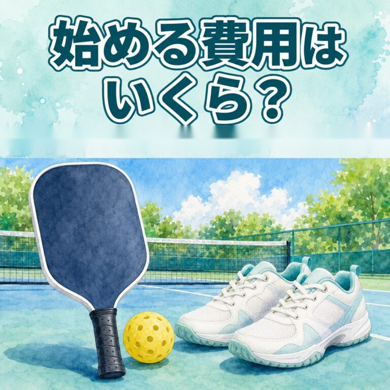 ピックルボールを始める費用はいくら？最低限そろえる道具と予算の目安