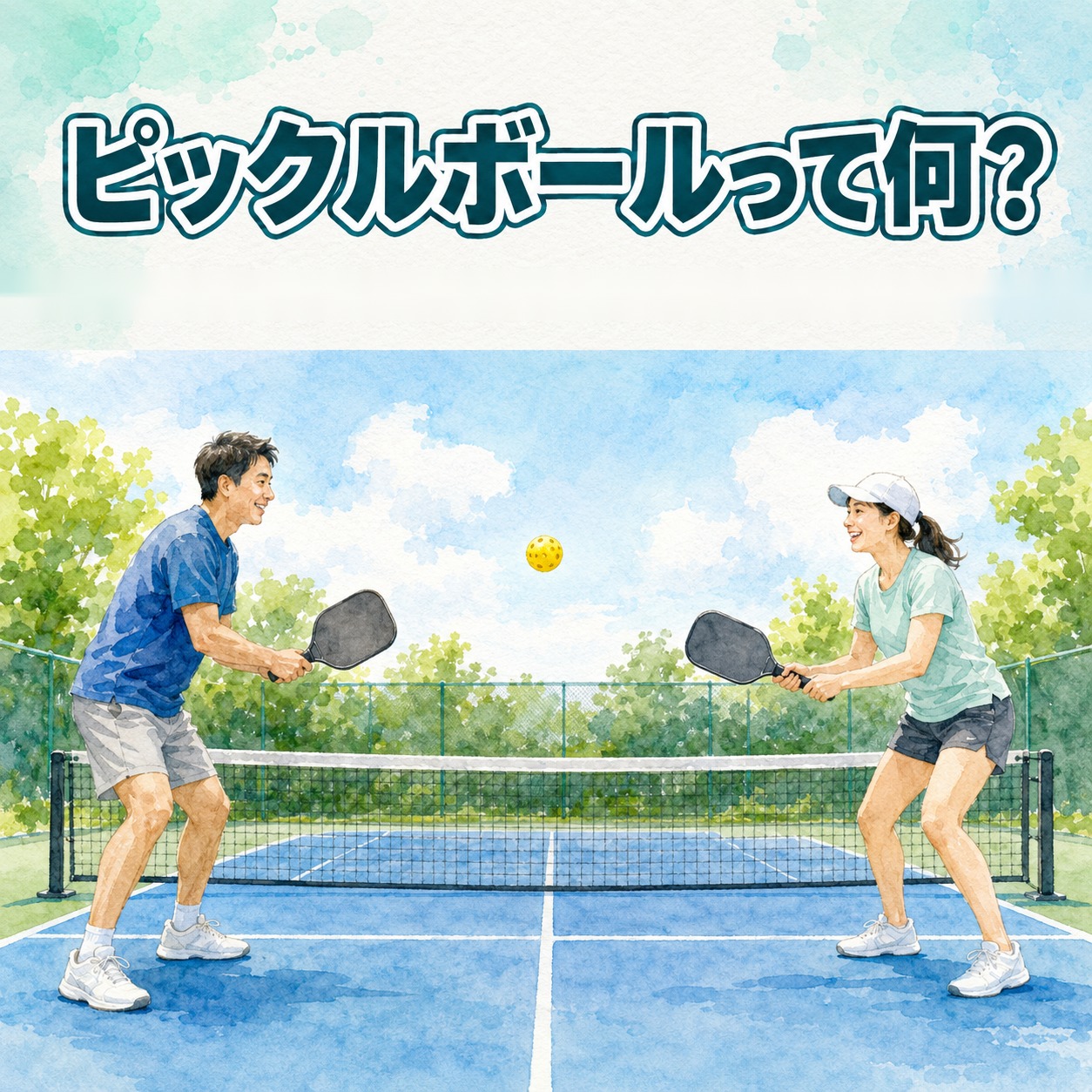 【初心者向け】ピックルボールとは？ルールと始め方をやさしく解説