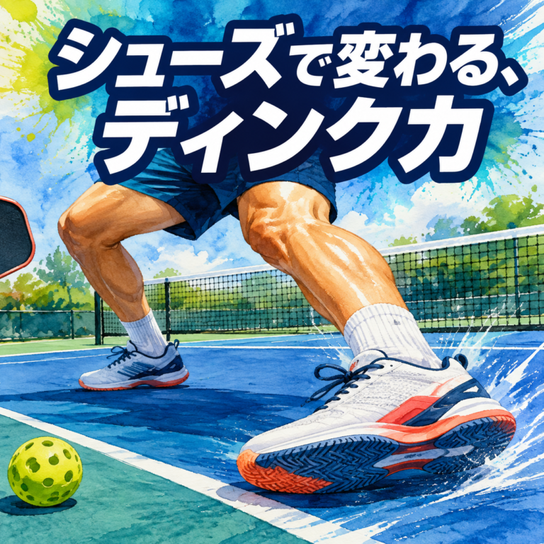 ディンク上達のカギは「足」だった｜ピックルボール専用シューズおすすめ5選