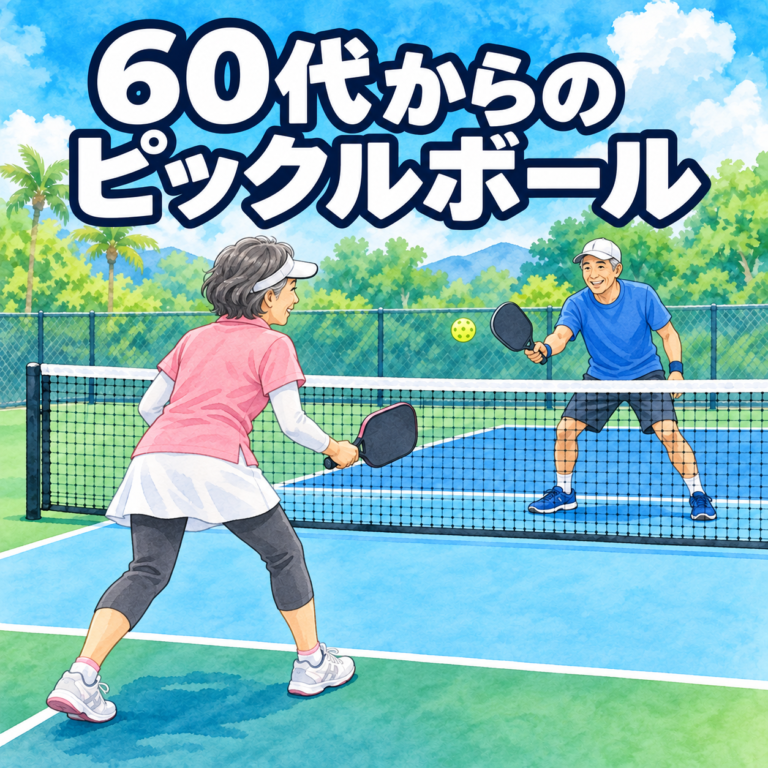 60代からのピックルボール｜無理なく続けるコツと道具選び